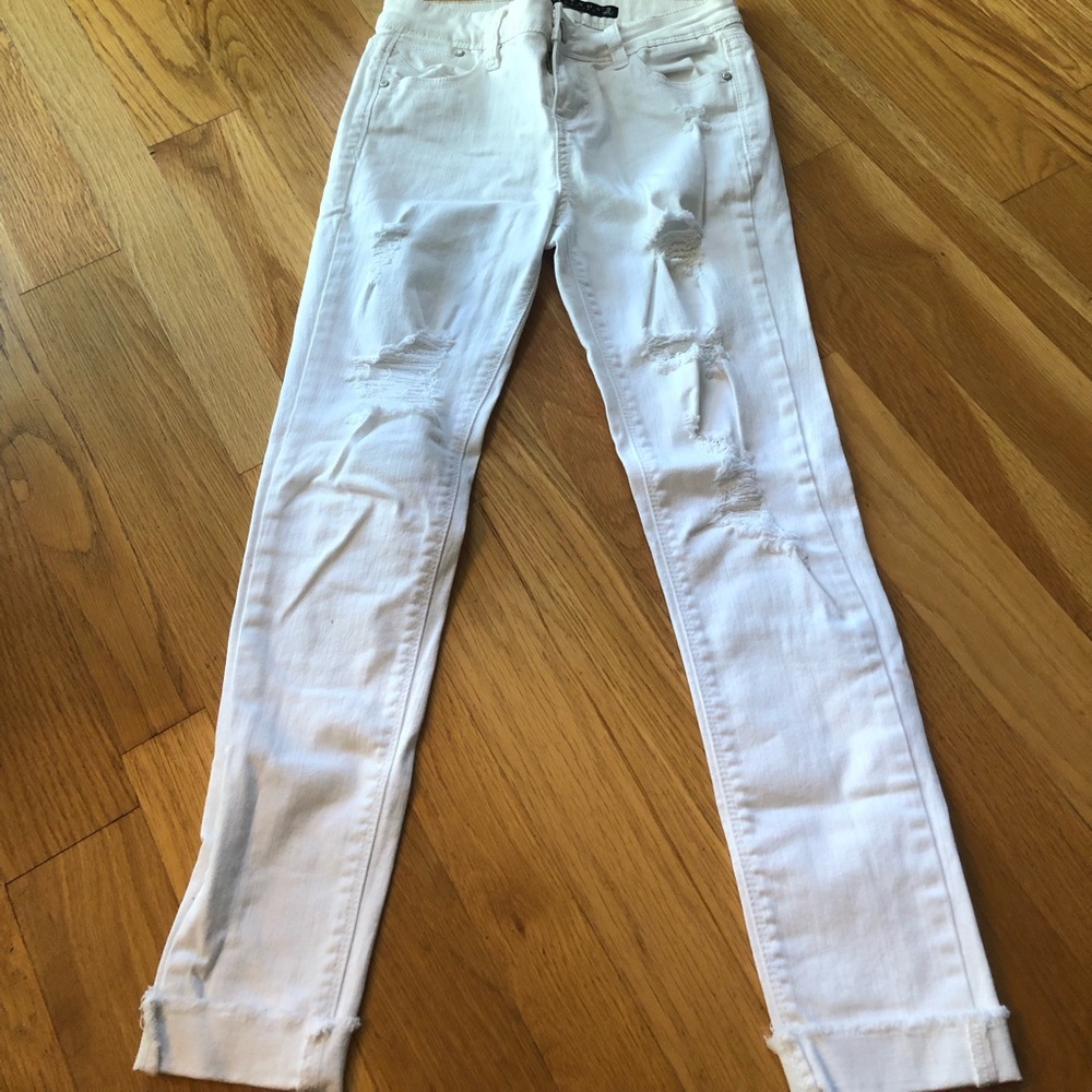 Tinseltown white denim jeans